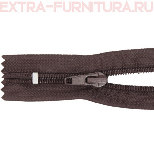 Молния спираль обувная Т7, дл.20 см, цв.304 коричневый