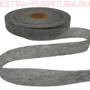 Лента нитепрошивная клеевая, по долевой, арт.4720G шир. 20 мм цв.серый ,уп. 100 м