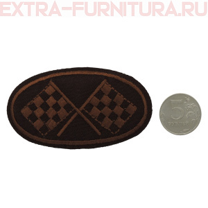 Термоаппликация Флаг цв.коричневый