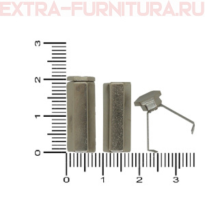 Наконечник для шнура 5,5мм, металл, арт.TBY OR 0305-5374, цв.никель, уп.100шт