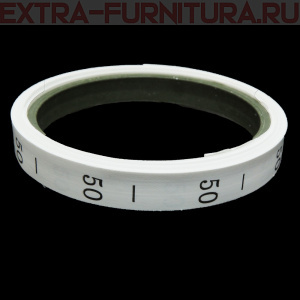 Размерник р-р 50, цв. белый, рул. 300 шт.