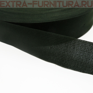 Лента окантовочная 32 мм цв.зеленый темный 75, уп.100м (пл.4,0+/-0,2 гр/м)