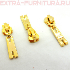 Бегунок декоративный автомат ТР5 золото (16-3) (уп.50 шт.)