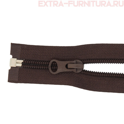 Молния Спираль разъемная дл. 45см, Т5, цв.304 коричневый LOGO