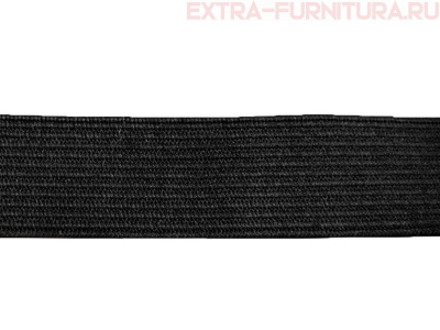 Резинка вязаная, 30мм (+/-2мм), цв.черный (уп.-40м, 10уп./40уп.) Стандарт