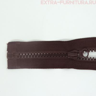 Молния Трактор Т5 1 замок 65см, цв.304 коричневый темный, LOGO