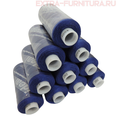 Нитки IDEAL бытовые 40/2 366м, цв.262 синий (уп.10шт)