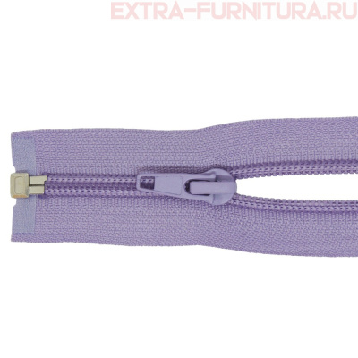 Молния Спираль разъемная Т5, дл. 55см, цв.166 сирень