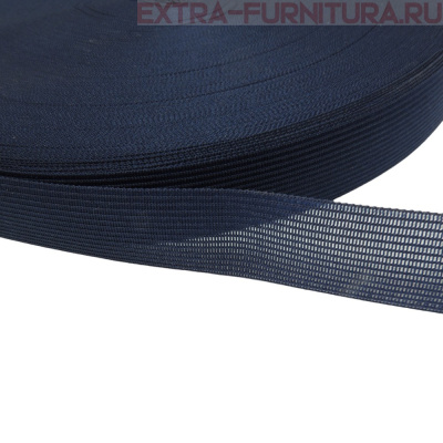 Лента окантовочная 23 мм цв.синий темный 30, уп.100м (пл.3,6+/-0,2 гр/м)