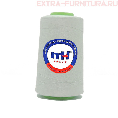 Нитки МН 40/2 п/э  5000 ярдов №303 бело-голубой *