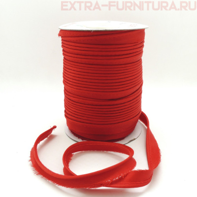 Кант атласный 12 мм, 72 ярда, цв. 030 красный ЕВРО