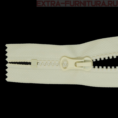 Молния Трактор Т5 1 замок 18см, цв.306 молочный, LOGO, н/р