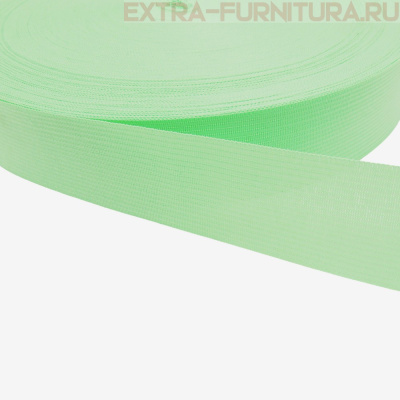 Лента окантовочная 32 мм цв.салатовый 15, уп.100м (пл.4,0+/-0,2 гр/м)