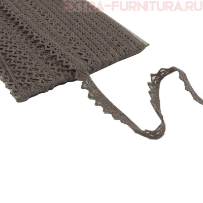 Тесьма вязаная арт.TBY-5036.21 шир.10мм, цв.21 какао, уп.10м