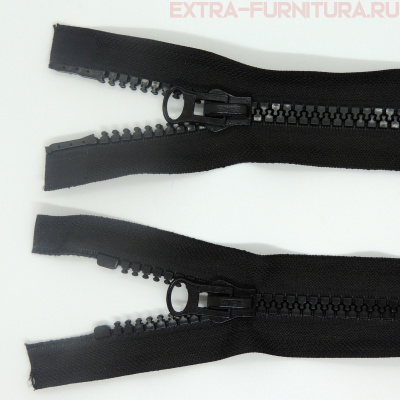 Молния Трактор Т8 2 замка 50см, цв. 322 черный, LOGO