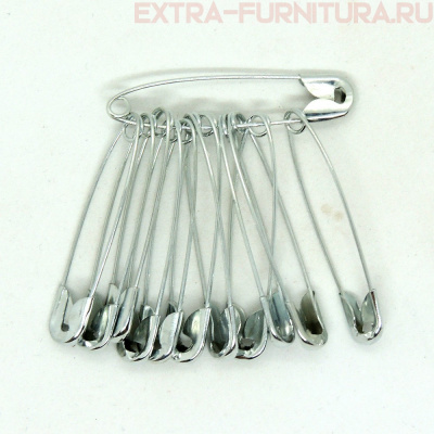 Булавки английские №2 38мм цв.никель (уп.864шт)