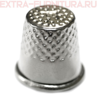 Напёрсток металлический №8, 18,5мм, цв.никель, уп.100шт.